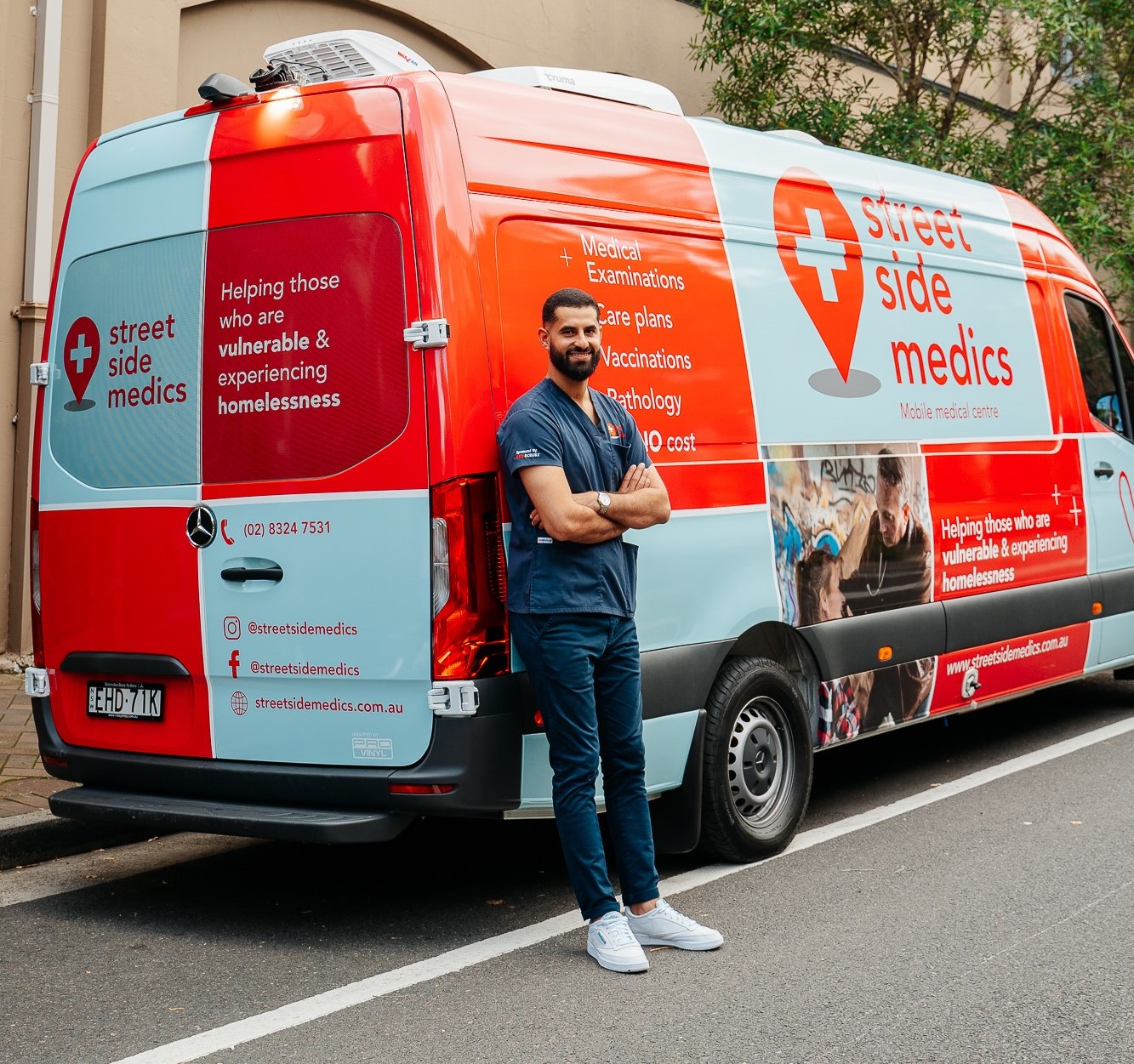 Mobile local medical service for vulnerable